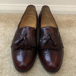 Salvatore Ferragamo Mens Lucas Loafer 10B tassels